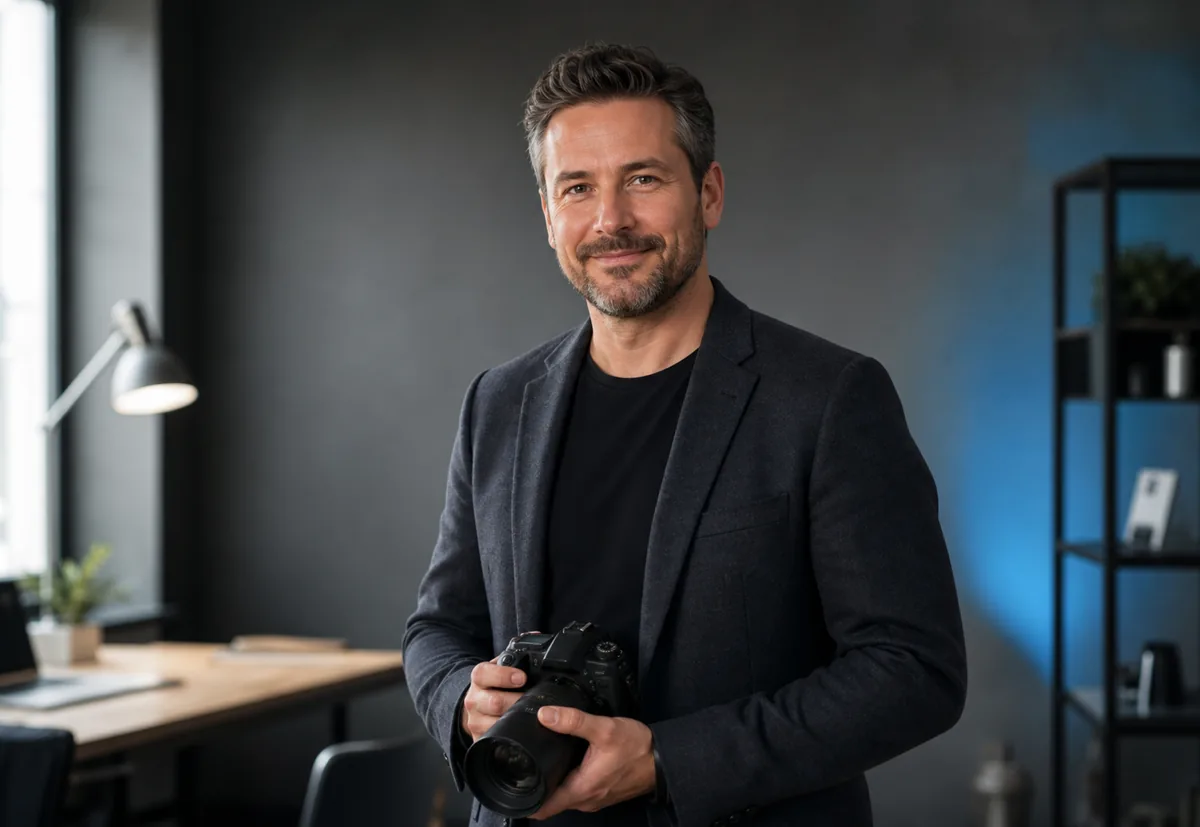Thomas Dreesen, Businessfotograf und KI-Visual Creator aus Regensburg
